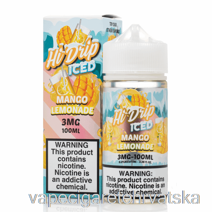 Vape Cigareta Ledena Mango Limunada - Hi-drip E-tekućine - 100 Ml 0 Mg